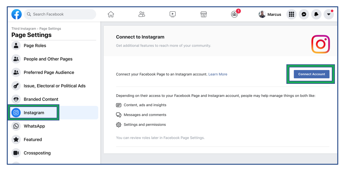 How to Connect Your Instagram Account to Facebook